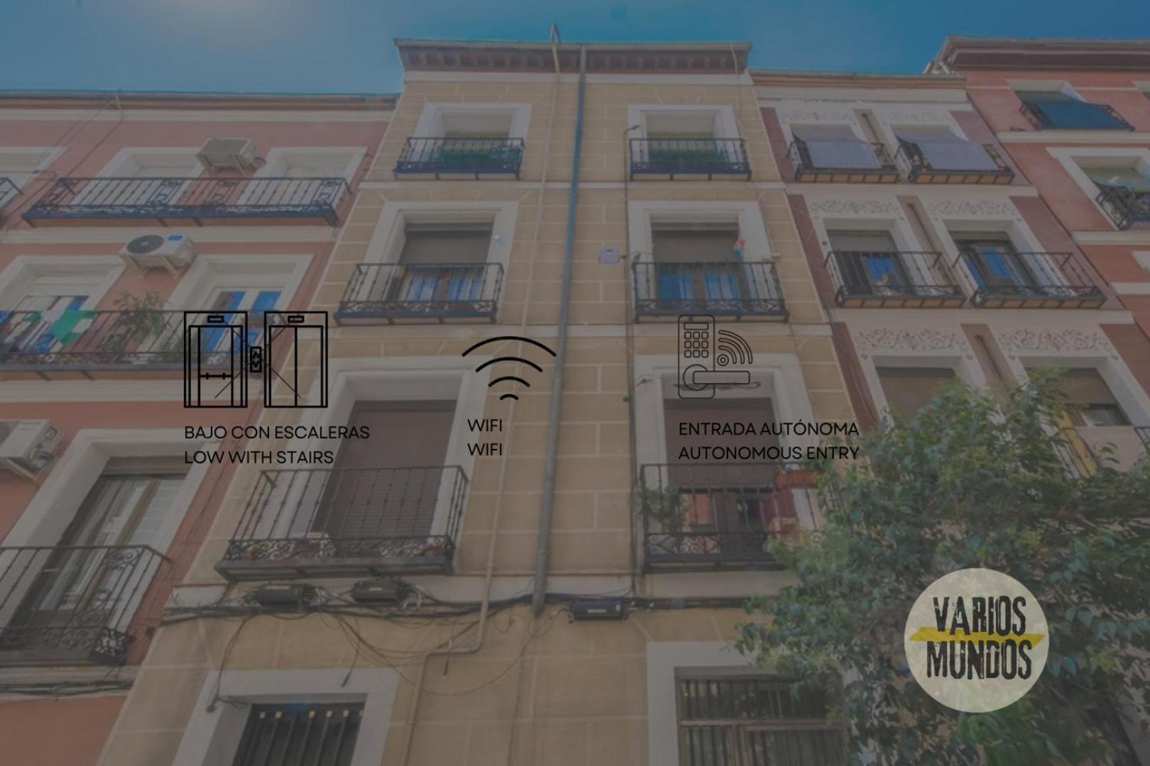 Cool Duplex Bajo Apt 7Pax Cerca De Tirso De Molina E2 Madrid Ngoại thất bức ảnh